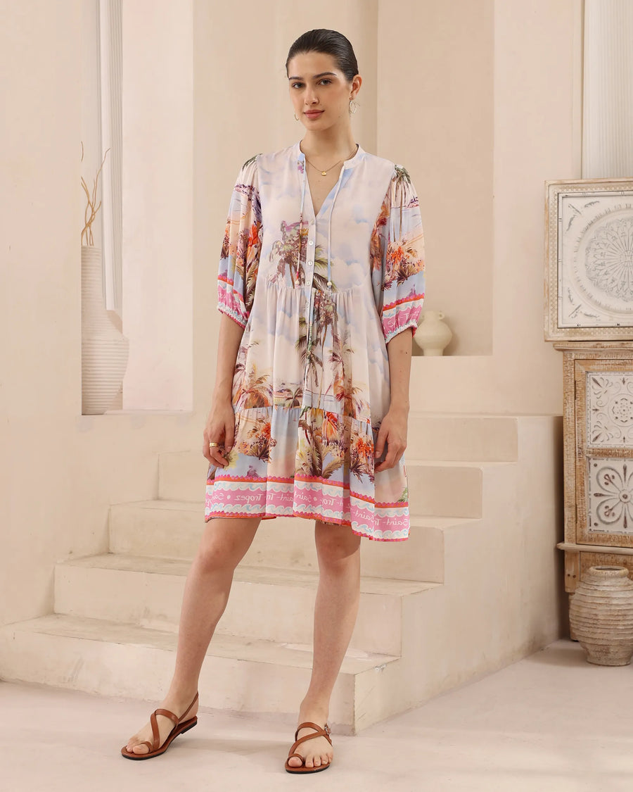 Saint Tropez Baby Doll Dress