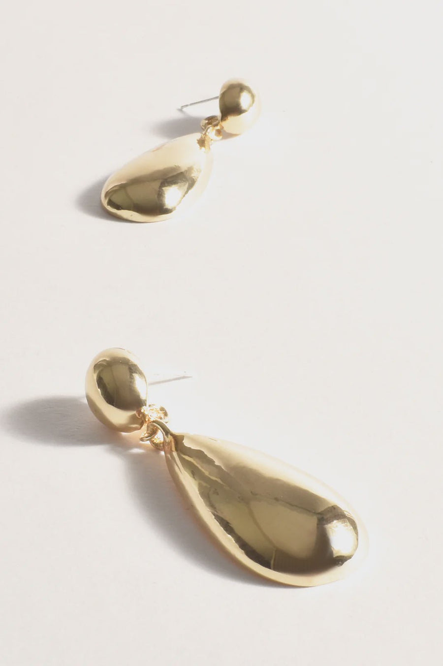 Metal Statement Drop Earrings