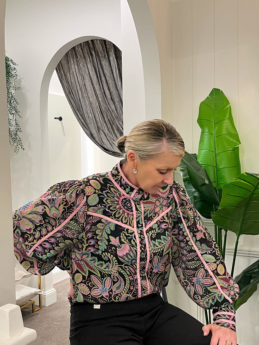Bahrain 73 Piped Blouse