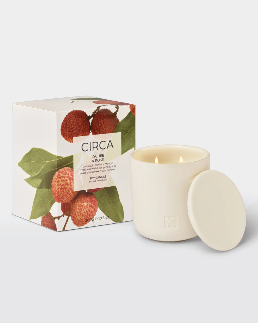 Lychee & Rose Candle 300g