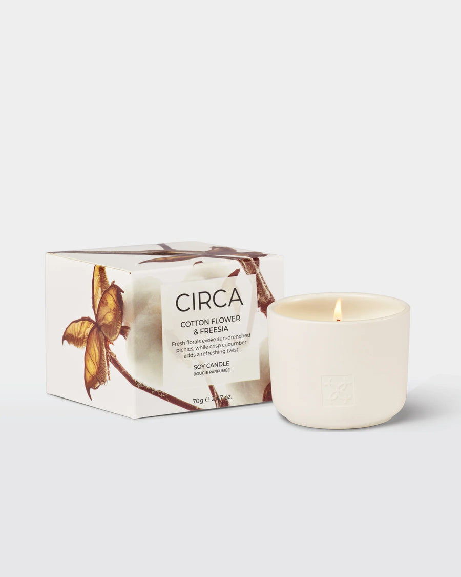 Cotton Flower & Freesia Candle 70g